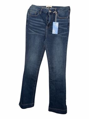 NWT Poppy & Grace Amelia Bootcut Jeans Dark Wash Stretch Denim Women’s